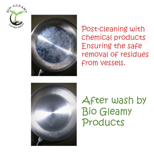 Image of Bio-Enzime Based Dishwash Gel Yellow Lemon & active salt, Refreshing, Antibacterial, Leaves no residue,Fast Cleaner for all types of Utensils, Dishwasher Liquid, Refill Can (5L)