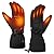 Battery Heated Gloves 7.4V Rechargeable for Men Women, Rechargeable Hiking Skiing Cycling Camping and Fishing Outdoor Heated Gloves for Winter