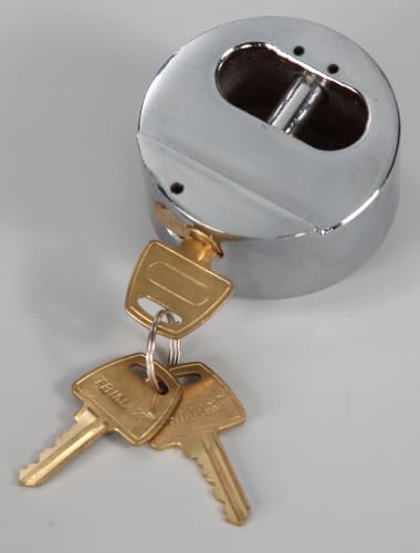 Image of TRIMAX THP2XL Trailer Door Lock, 2-Pack Keyed Alike, Bundled w /Keychain