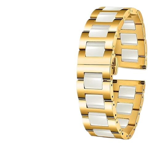 18 20 22mm EHb`oh Fit For Huawei Ή Fit For Samsung Ή(C Golden white,20mm)