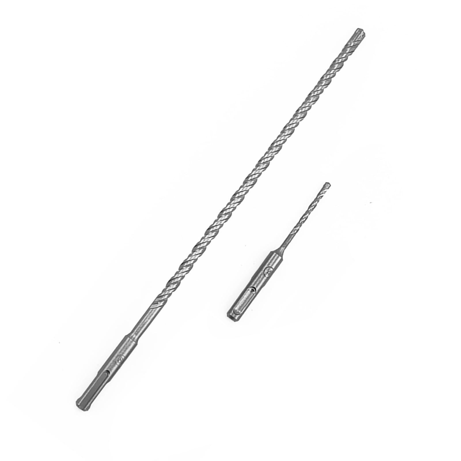 2 x SDS Plus Drill Bit Set Concrete Drill Bit Concrete Drill Bit Set SDS Plus for Masonry, Cement, Stone and Concrete (8 x 310 mm, 4 x 110 mm)