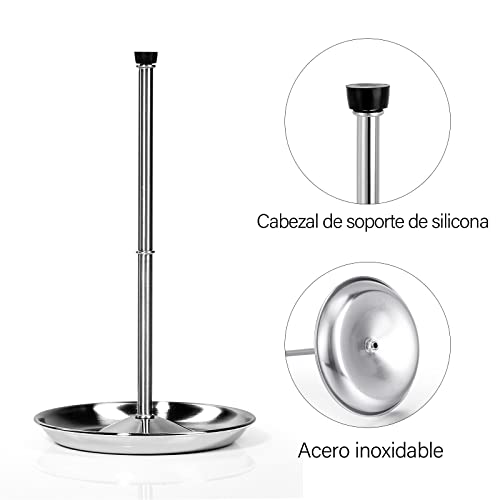 Drincarier Wine Decanter Drying Stand with Silicone Head to Prevent Scratches-Detachable Shelf Decanter Rack Holder with Drip Catching Base, Decanter and Wine Glass NOT Included (Water Plate Type)… by Drincarier - Image 6