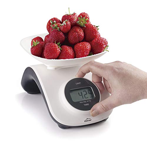 Báscula de cocina ECO de 5 kg Lacor 61719 libre de BPA con botón 3