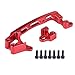 Dilwe Base di Montaggio Servo, Base Servomotore in Metallo CNC Parti di Ricambio per Axial SCX10 II 1/10 90046 90047 Auto da Arrampicata RC