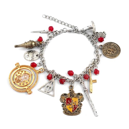 Image of SANNIDHI Bracelets for Girls Stylish Cartoon Bracelet Adjustable Stainless Steels Chain Wizardry Themed Charm Jewellery Bracelet Birthday Rakhi Gifts for Women, Girls, Kids