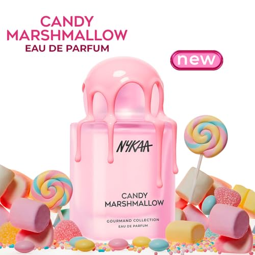 Image of Nykaa Candy Marshmallow EDP 50ml | Dessert-Inspired Perfume for Women | Marshmallow & Vanilla Sweet Fragrance | Long-Lasting Daily Wear Perfume | Best Gourmand Scent | Best Gift for Her