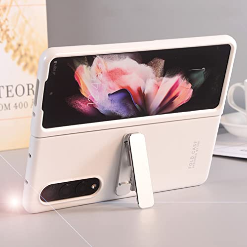 Coque antichoc Galaxy Z Fold 3 blanche protège écran et photo