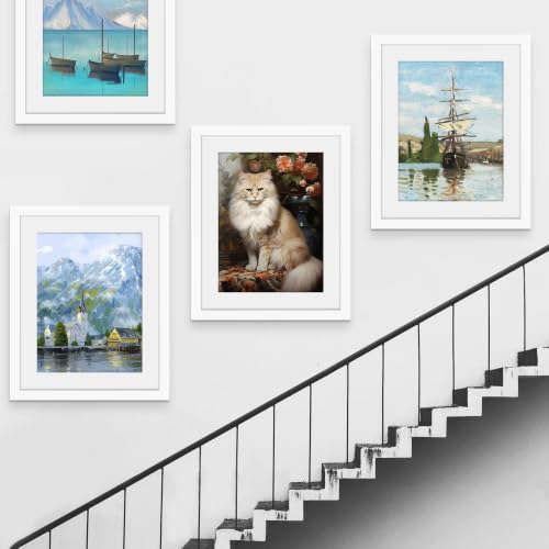 Image of Picrit 24x30 White Puzzle Frame, Picture Frame for Wall, 3 Pack