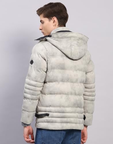 Image of Monte Carlo Mens Regular Fit Solid Hood Zipper Full Sleeves Winter Jacket| Warm Coat for Men | Stylish Zipper Jacket (Pack Of 1)