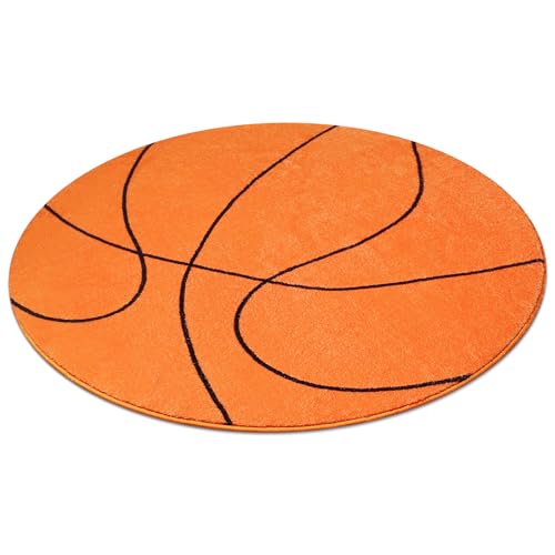 Tapete redondo de baloncesto 31 pulgadas miniatura 1