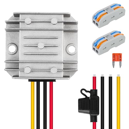 Foam Pump System May Overheat and Fail - 2017 Custom Fire Side Mount Pumper 4 DC 12V Step Up to 24V 3A Boost Converter 72W DC Voltage Regulator Power Converter Waterproof Module Transformer for Golf Cart Club Car Recreational Vehicle