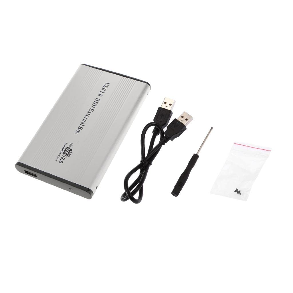 CALANDIS Usb2.0 IDE External 2.5 Ssd HDD Hard Drive Enclosure Laptop Disk Case Gray-picture-19
