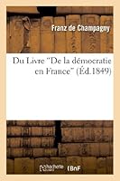 Du Livre de La Da(c)Mocratie En France 2012978541 Book Cover