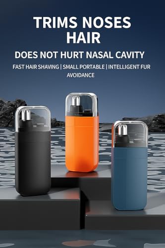Image of Rechargeable Nose Hair Trimmer for Men & Women | USB Electric Ear & Nose Hair Remover | Waterproof, Painless & Portable Grooming Tool.