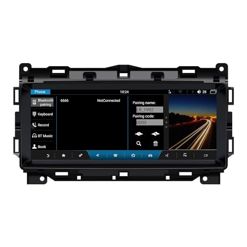 ABUWU Android 12.0 reprodutor de mídia automotivo com carplay sem fio e Android Auto adequado para J
