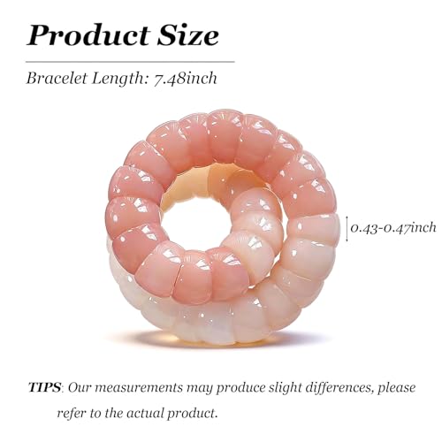 Image of Fidget Bracelet for Women Natural Bodhi Seeds Beaded Anxiety Stress Bracelets Zen Fidget Stretch Bracelets Alleviate Protection Healing Bodhi Jewelry Gifts for Women Men