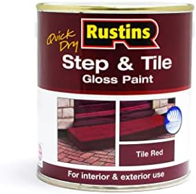 RUSTINS Step & Tile Paint Red 500ml