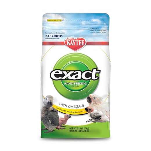 Kaytee Exact Hand Feeding Formula Baby Bird Food for Baby Birds, 5 Pounds