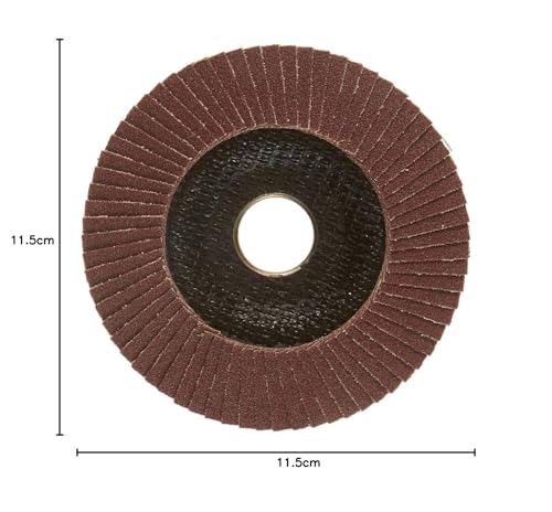 Bosch Professional 1x Fächerschleifscheibe X431 Standard for Metal (für Stahl, Gusseisen, Stahlblech, Gerade, Ø 115 mm, Körnung 80, Zubehör Winkelschleifer)