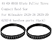 45-69-0030 Blade Pulley Tires Compact Band Saw For 2429-20 2629-20 6242-6 bandsaw parts (4pack)