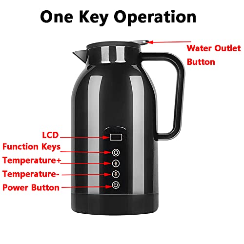 24V/12V Travel Electric Kettle for Car/Truck Portable Electric Car Travel Thermos - Image 4
