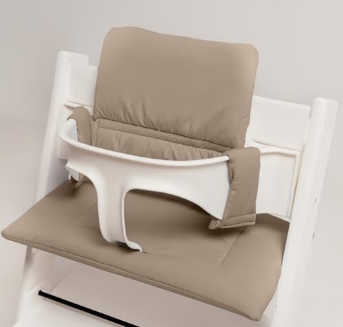 Image of Cushion Compatible with Stokke Tripp Trapp - Waterproof Soft Seat Cushion for Infants, Babies & Toddlers - High Chair Accessories, Easy to Install, Easy to Clean - Mocha