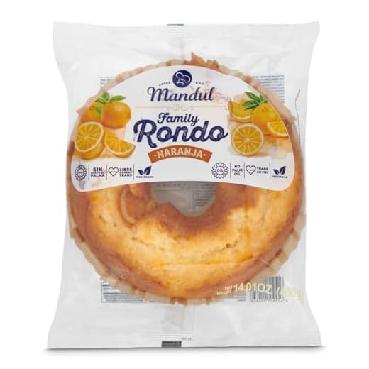 MANDUL rondo clásico de naranja bolsa 400 gr
