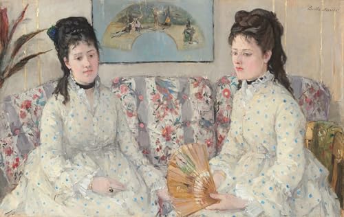Tableaux Graffiti Art Mural les soeurs de Berthe Morisot impression moderne 60x90cm