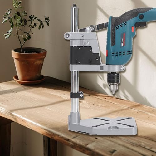 Support de perceuse réglable pour bancs et poste de travail à la main
