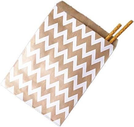 worki prezentów z liną 50 sztuk torebek prezentowych z papieru pakowego, wielokolorowe, różne wzory, upominki na imprezę, wiele rozmiarów(Hearts,100pcs)