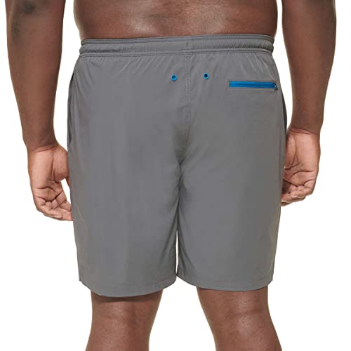 Kirkland Signature Men's Swim Shorts (as1, Alpha, x_l, Regular, Regular, Gray)3
