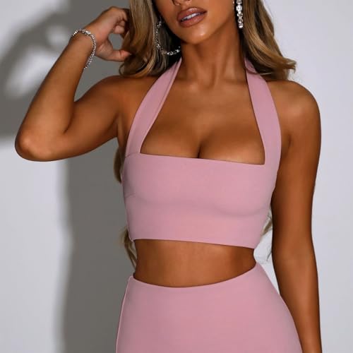 Supportive Racerback Sports Bra for Women with Lift and Push-Up