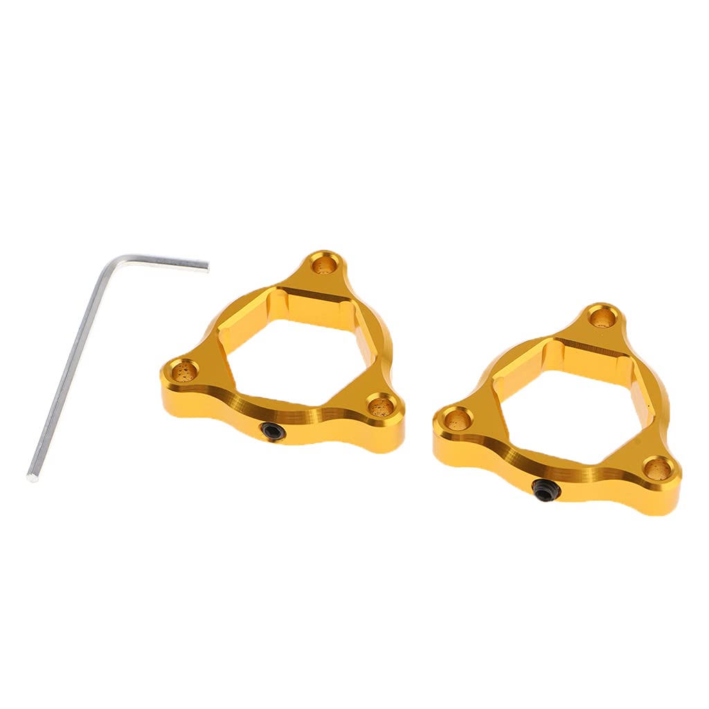 Coppia Di Regolatori Di Precarico Forcella Anodizzata Esagonale Anteriore Per Moto CNC 22mm Per HONDA CBR 929RR CBR1000RR CBR 600RR CBR 954RR - Dorato