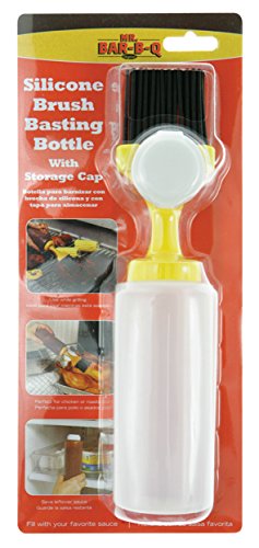 Mr Bar-B-Q Inc 40030Y Silicone Basting Bottle with Cap