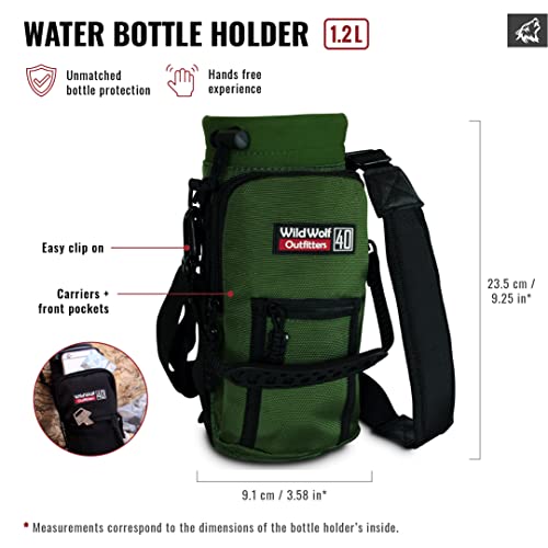 Support pour bouteille d'eau Isoler et Protéger Gourde 1134g avec Poches