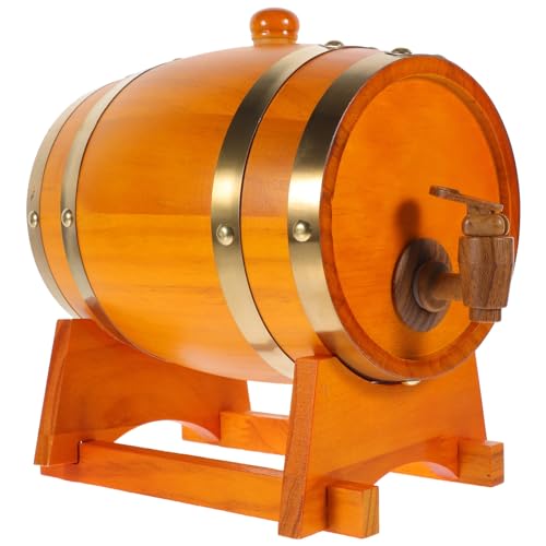 Alipis 1set Wooden Wine Storage Rustic Aging for Wine Whiskey Beer Craftsmanship for Home Bar Decor