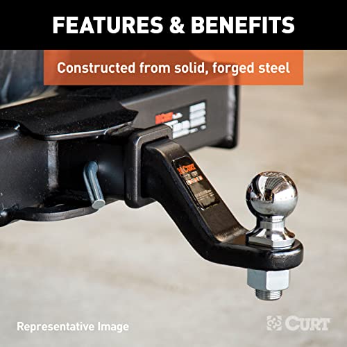 Image of Curt Manufacturing 45458 2-1 /2 inch Forged Ball Mount