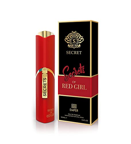 Emper Secrets of Red Girl Eau De Parfum for Women - 100ml/3.4 Fl.Oz, Elegant, Long-Lasting Fragrance, Perfect for Daily Wear & Special Occasions, Premium Quality Perfume by Emper Emper Secrets of Red Girl Eau De Parfum for Women - 100ml/3.4 Fl.Oz, Elegant, Long-Lasting Fragrance, Perfect for Daily Wear & Special Occasions, Premium Quality Perfume by Emper