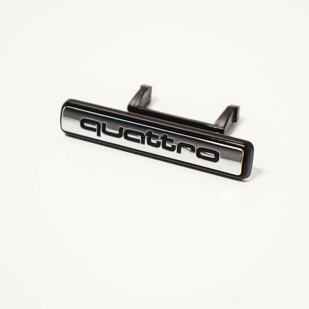 Compatibile per Audi Q3 8U Anteriore Nero Lucido Quattro Inscription 8U0853736T94 Originale