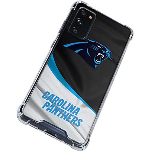 Skinit Clear Phone Case Compatible with Galaxy S20 FE - Officially Licensed NFL Carolina Panthers Design