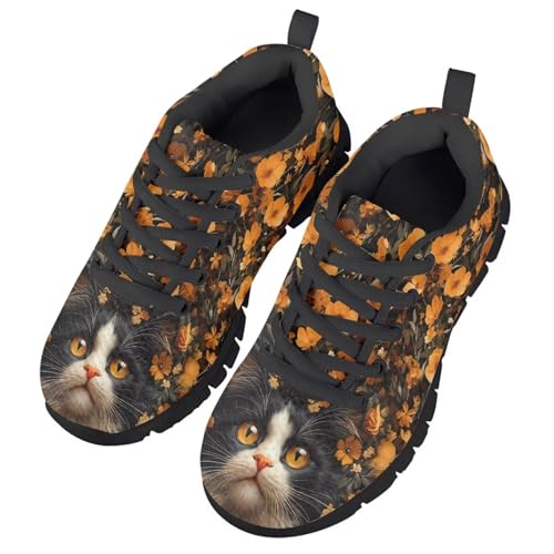 Yzaoxia Axolotl Shoes for Girls Athletic Running Shoes for Kids Sport Footwear Lace Up Mesh Trainers Size 11-Size 52