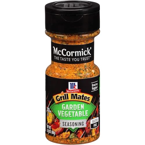 Garden Vegetable Seasoning - Blend of Garlic, Onion & Black Pepper Seasoning for Grilling, Broiling & Cooking - 3.12 oz (Pack of 3)