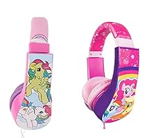 Sakar Kids Safe Over The Ear Headphones, Volume Limiter for Developing Ears, 3.5MM Stereo Jack, Recommended for Ages 3-9