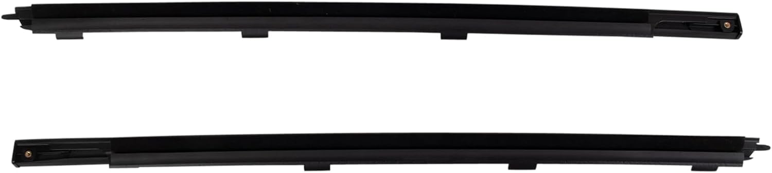 TRQ Door Window Belt Weatherstrip Kit Compatible with 2006-2008 Dodge Ram 1500 2006-2009 Ram 2500 Ram 3500