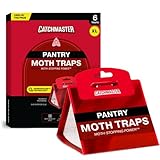 Catchmaster Pantry Moth Traps with Premium PheroGuard Technology – XL, Extra-Strength Glue – Odorless, Kids and Pet Safe – Traps & Eliminates Moths – Protects Pantry, Cabinets & Food Storage – 6-Pack