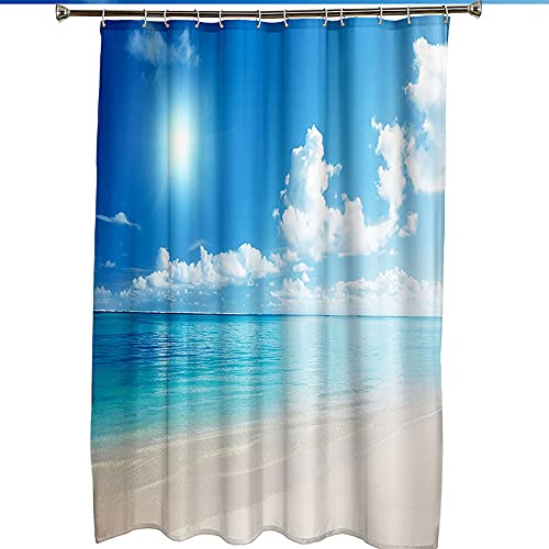 Rideau de douche polyester KnSam rideau de bain 180x180 imperméable - 7