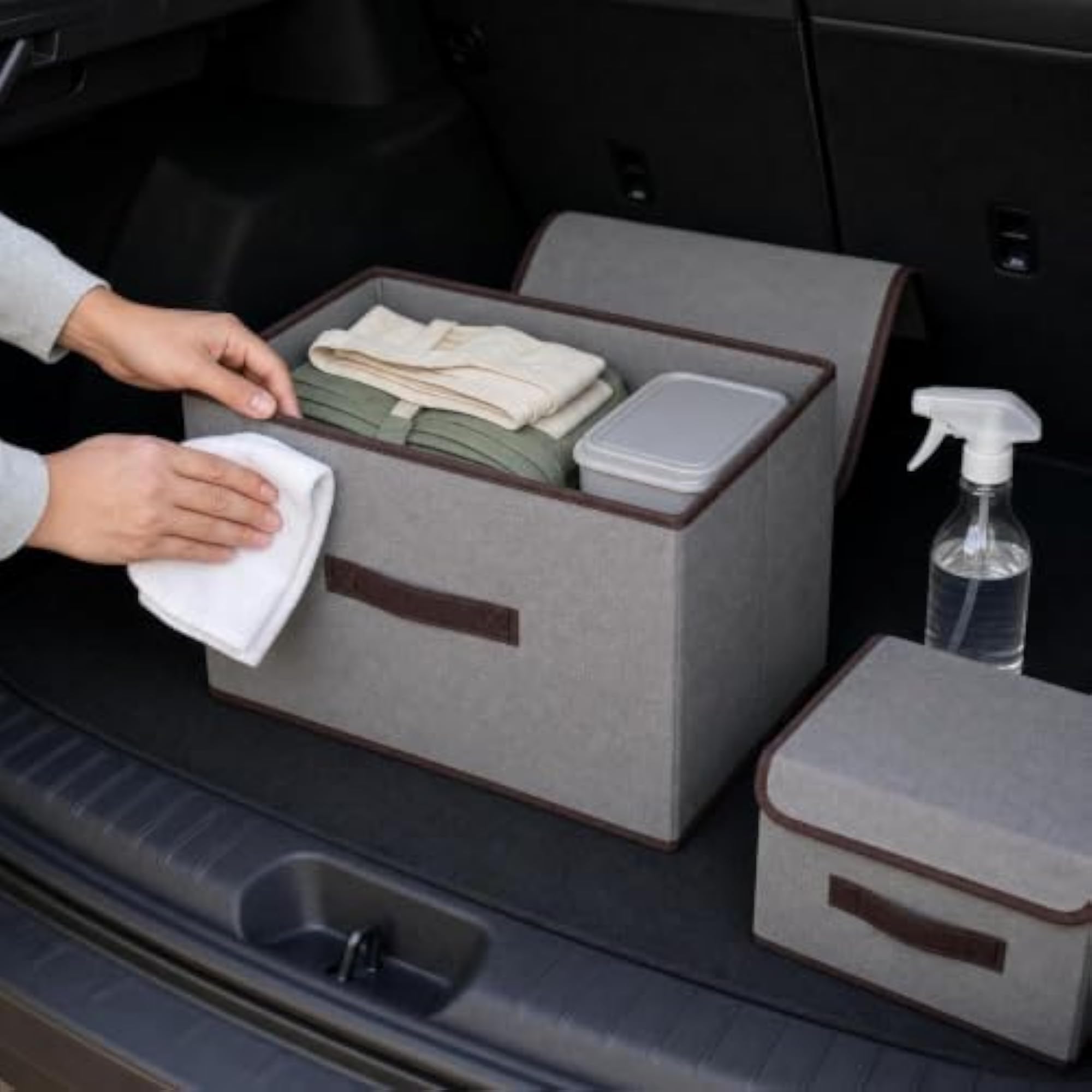 Foldable Multi-Functional Car Trunk Organizer Storage Box