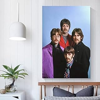 The Beatles – Poster rétro décoratif sur toile, affiches murales et image d’art moderne pour chambre à coucher, 30 x 45… - Les Beatles, Paul McCartney, John Lennon, RIngo Starr, George Harrison The Beatles – Poster rétro décoratif sur toile, affiches murales et image d'art moderne pour chambre à coucher, 30 x 45… – Image 5