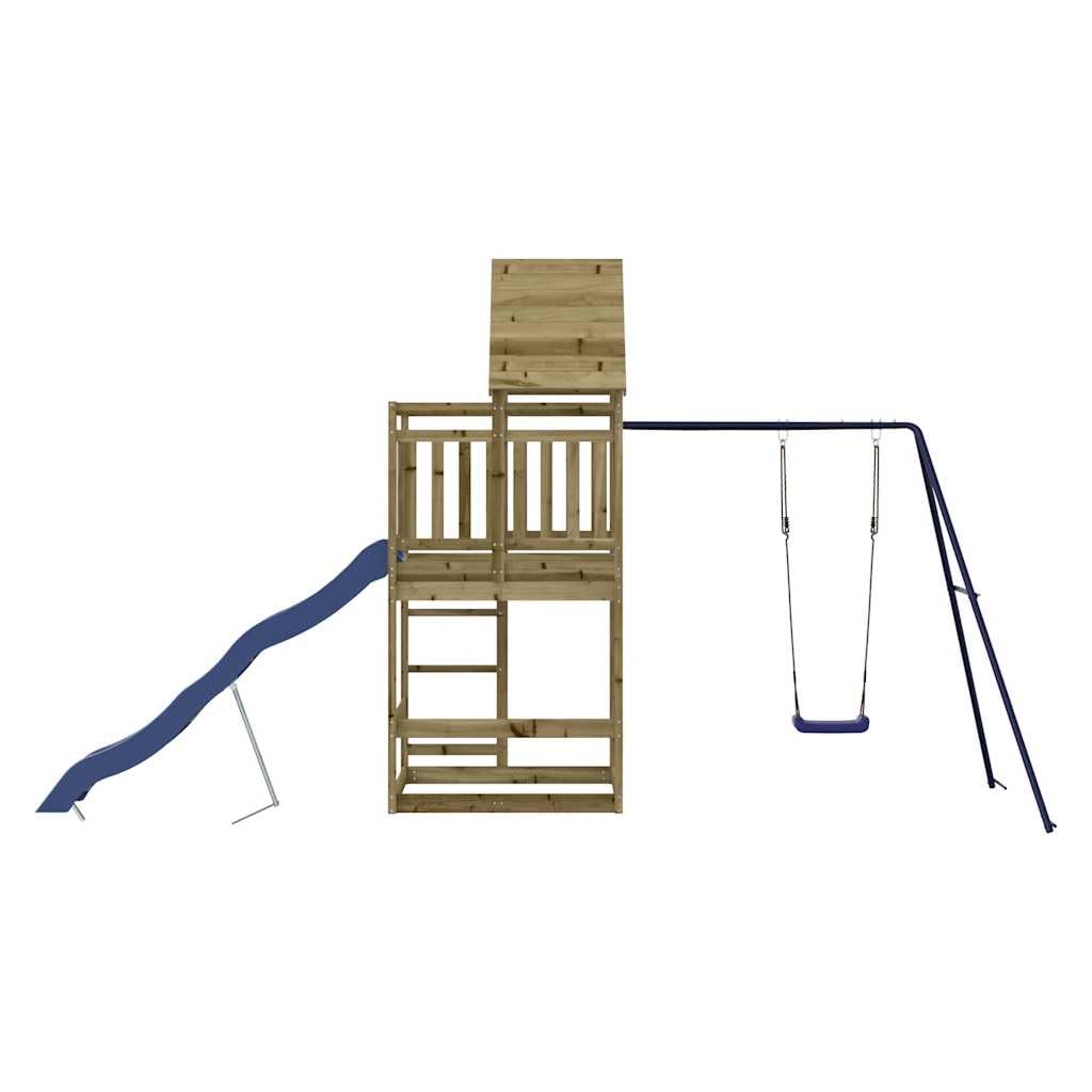 Generico Set da Gioco da Esterno in Legno di Pino Impregnato-3157017