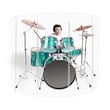 PENNZONI 6ft Five-Panel Acrylic Drum Shield